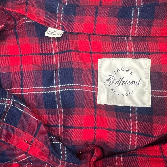 Jachs Girlfriend Flannel Shirt Women's Size S - Picture 4 of 8